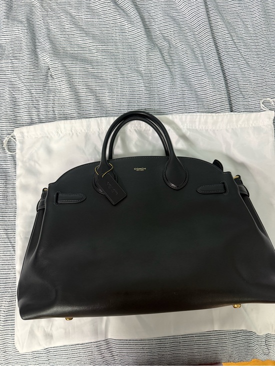 Coach Handbags - Coach Empire 40 Black Leather Handbag